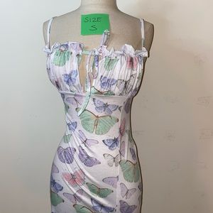 Never worn. Butterfly dress.
